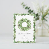 Adres wijzigen | Kerstfeestdag — Wreater Feestdagenkaart (Staand voorkant)