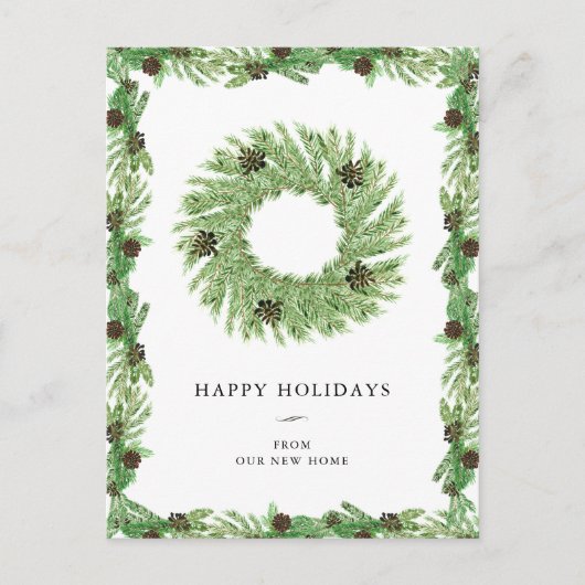 Adres wijzigen | Kerstfeestdag — Wreater Feestdagenkaart (Voorkant)