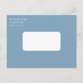 Adres wijzigen met fiets foto aankondigingskaart (Achterkant)