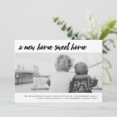 Adres wijzigen | Moderne familiefoto Aankondiging (Staand voorkant)