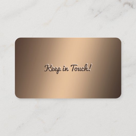 Adres wijzigen visitekaartje (Achterkant)