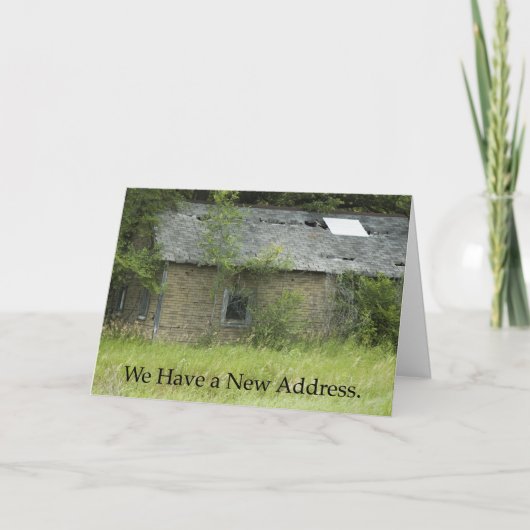 Adres wijzigen: werk voor dakbedekking aankondiging (Voorkant)