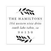 Adres Wilde weduwe Zelfinktende Stempel (Design)