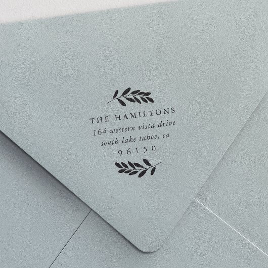 Adres Wilde weduwe Zelfinktende Stempel