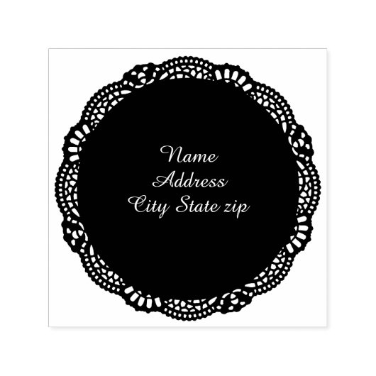 Adres Zelfinktende Stempel (Design)