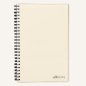 adresboek notitieboek (Voorkant)