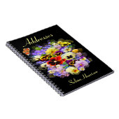  adresboek van Pansies Notitieboek (Rechterzijde)