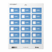 Adresetiketten ART&DESIGN STIJL Etiket (Full Sheet)