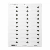 Adresetiketten art & design stijlen etiket (Full Sheet)