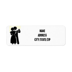 adresetiketten "BALLROOM DANCERS" Etiket