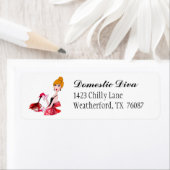 adresetiketten "Binnenland Diva" Etiket (Insitu)