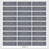 Adresetiketten  bruiloft sticker (Vel)