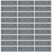 Adresetiketten  bruiloft sticker (Voorkant)