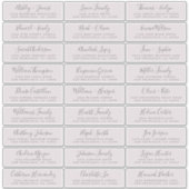 Adresetiketten  bruiloft sticker (Voorkant)