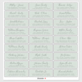 Adresetiketten  bruiloft sticker (Vel)