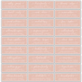 Adresetiketten  bruiloft sticker (Voorkant)