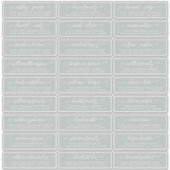 Adresetiketten  bruiloft sticker (Voorkant)