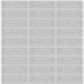 Adresetiketten  bruiloft sticker (Voorkant)