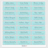 Adresetiketten  bruiloft sticker (Vel)