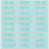 Adresetiketten  bruiloft sticker (Voorkant)