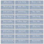 Adresetiketten  bruiloft sticker (Voorkant)