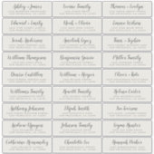 Adresetiketten  bruiloft sticker (Voorkant)