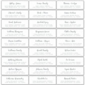 Adresetiketten  bruiloft sticker (Voorkant)