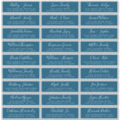 Adresetiketten  bruiloft sticker (Voorkant)