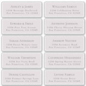 Adresetiketten  bruiloft sticker (Voorkant)