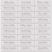 Adresetiketten  bruiloft sticker (Voorkant)