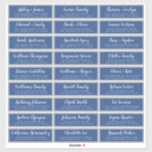 Adresetiketten  bruiloft sticker (Vel)