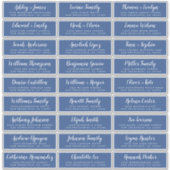 Adresetiketten  bruiloft sticker (Voorkant)