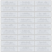 Adresetiketten  bruiloft sticker (Voorkant)