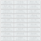 Adresetiketten  bruiloft sticker (Voorkant)