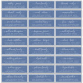 Adresetiketten  bruiloft sticker (Voorkant)