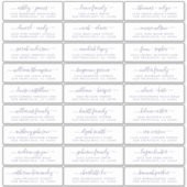 Adresetiketten  bruiloft sticker (Voorkant)