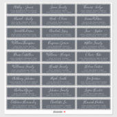 Adresetiketten  bruiloft sticker (Vel)