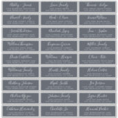 Adresetiketten  bruiloft sticker (Voorkant)