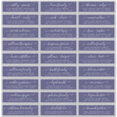 Adresetiketten  bruiloft sticker (Voorkant)