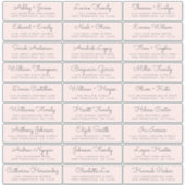 Adresetiketten bruiloft sticker (Voorkant)