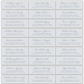 Adresetiketten  bruiloft sticker (Voorkant)