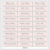 Adresetiketten  bruiloft sticker (Vel)