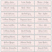 Adresetiketten  bruiloft sticker (Voorkant)