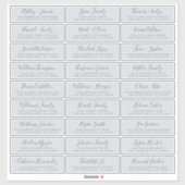 Adresetiketten  bruiloft sticker (Vel)