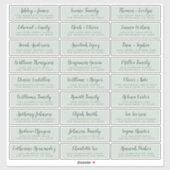 Adresetiketten  bruiloft sticker (Vel)