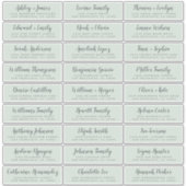 Adresetiketten  bruiloft sticker (Voorkant)