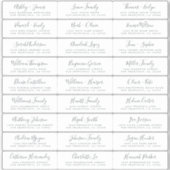 Adresetiketten  bruiloft sticker (Voorkant)