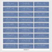 Adresetiketten  bruiloft sticker (Vel)