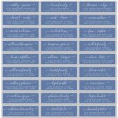 Adresetiketten  bruiloft sticker (Voorkant)