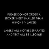 Adresetiketten  bruiloft sticker